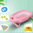 thumbnail image 5 of Tina de baño Tina para niños pequeños Tina de baño plegable para bebés Tina de baño para bebés Plegable Cute Cartoon Estable Tina para niños pequeños con temperatura ANGGREK  Otros, 5 of 5