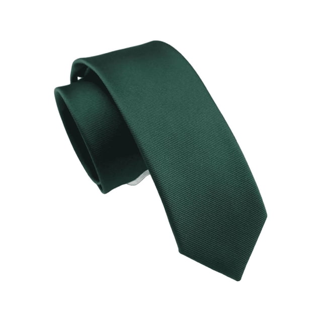 Corbata Delgada para hombre color verde militar