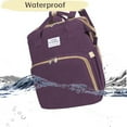 thumbnail image 6 of Waterproof Diaper Bag Backpack with Changing Station - USB Charging Port, Stroller Straps - for Boys and Girls - Threemushroom, 6 of 9