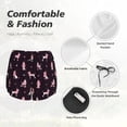 thumbnail image 4 of Balery Poodle Dog Pantalones cortos deportivos para mujer con forro y dos bolsillos, elásticos, para entrenamiento, gimnasio, yoga-Small, 4 of 7
