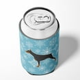 thumbnail image 4 of Winter Snowflake Doberman Pinscher Can or Bottle Hugger, 4 of 5