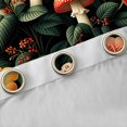 thumbnail image 4 of Homewish Vintage Botanical Mushroom Blackout Curtains Set of 2 (52x84 Each),Dreamy Floral Curtain,Black, 4 of 6