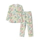thumbnail image 1 of Fotbe Watercolor Wildflowers Pijama de Hombre con Estampado de Manga Larga, Conjunto de 2 Piezas, Ropa de Dormir Suave y Cómoda con Bolsillos-X-Large, 1 of 7