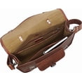 thumbnail image 5 of Sharo B-600 Wide Three-in-One Backpack Brief & Messenger Bag, Brown, 5 of 5
