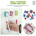 thumbnail image 5 of Amerteer 6 Pack Toothbrush Head Covers with Suction Cup Antibacterial Toothbrush Protective Case Great Toothbrush Cover Holder for Home Travel Outdoor Camping, 5 of 7