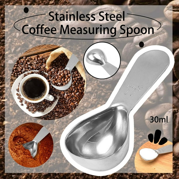 Stainless Steel Measuring Coffee Scoop Tablespoon Short Handle