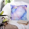 thumbnail image 4 of Purple Blue Marble Throw Pillow Covers, Soft Pillowcases with Invisible Zipper, Abstract Art Modern Ink Painting Decorative Square Pillow Cushion Covers for Living Room Couch Sofa Bed 18x18 Inches, 4 of 8