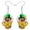 Yellow, variant on St. Patrick's Day Acrylic Green Pug Dog Earrings Puppy Dangle Jewelry for Women Dog Lovers Party Gifts