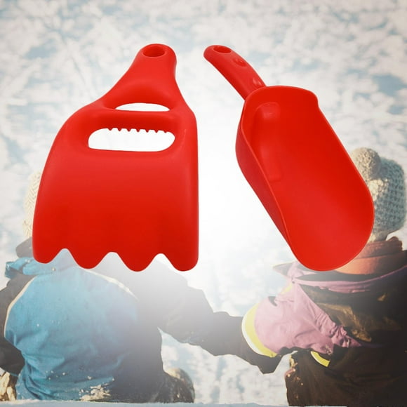 2x Travel Child Beach Sand Toys Set Baby Sandbox Toys Building Sand Playset Garden Smooth para pequeños Kids Backyard Preschool Party Favor Rojo Salvador Juguetes de playa