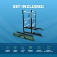 thumbnail image 3 of Vivere Ladder Golf Extreme Metal Tournament Edition Ladder Ball Toss Game Set, Blue/White, 3 of 14