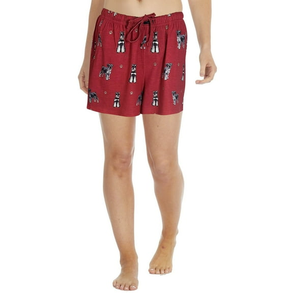 Schnauzer Pajama Shorts Women - Super Soft and Comfortable - Perfect for Schnauzer Gifts - Womens Lounge Shorts