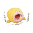thumbnail image 3 of Sahpxhe Cat Bed, Angler Fish Shaped Warm Winter Plush Cave Pet Bed With Hanging Pom pom Toy For Indoor Cats And Small Dogs, 3 of 6
