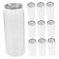thumbnail image 5 of NICEXMAS Nicexmas Transparent Juice Bottles Plastic Sealed Design for Drinks Storage 10Pcs, 5 of 7