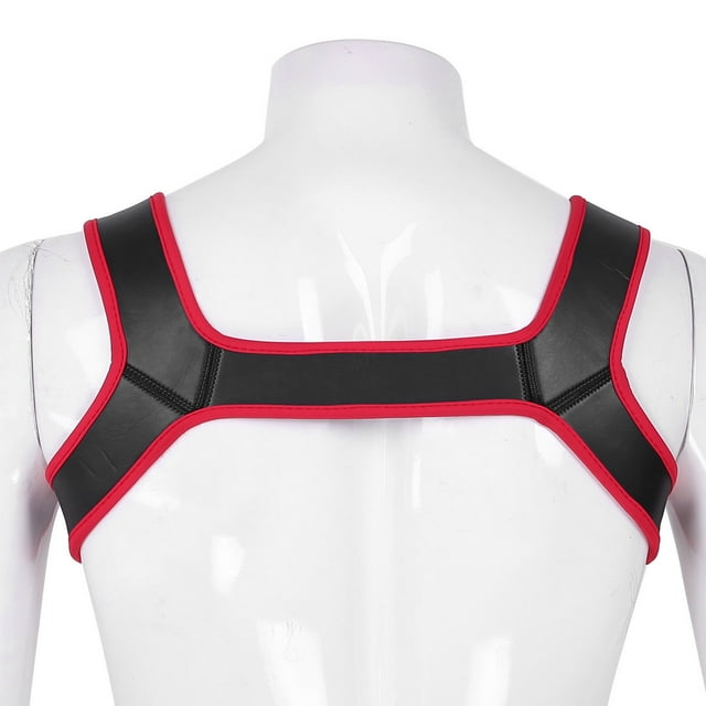 Sholeno Double Shoulder Support Neoprene Wrap Protector Unisex Men Ladies Injury Protect Sprains Dislocation of Shoulder Red L