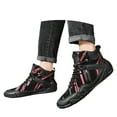 thumbnail image 3 of HXWCHs Vogany Men's Ankle Boots Ergonomic Orthopedic Barefoot Shoes Breathable Winter On Low Heel 12 Black, 3 of 8