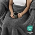 thumbnail image 4 of Sunbeam Electric Heated Throw Blanket Arctic Plush Eco 4 Heat Settings Auto Shut-Off 50" x 60", 4 of 10