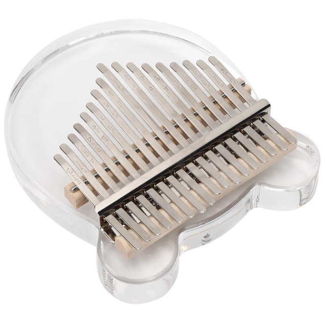 Kalimba de piano de Dedo ANGGREK Acrílico Transparente Con martillo de Afinación para Profesionales y Niños