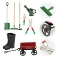 thumbnail image 3 of 1 Set Miniature Farm Tools Mini Cart Mini Watering Pot Mini House Accessories, 3 of 8