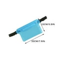 thumbnail image 3 of Rbaofujie Large Ziplock Bags Pouch With Adjustable Waist Strap Dry Bag Keeps Cell Phones And Valuables Safe And For Kayaking Beach Camping And Swimming Kitchen SuppliesBlue, 3 of 3