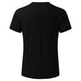 thumbnail image 3 of BOBOGOJP T-Shirts de Mode pour Hommes Manches Courtes Col Rond Coupe Décontractée T-Shirt (Noir,3TG), 3 of 5
