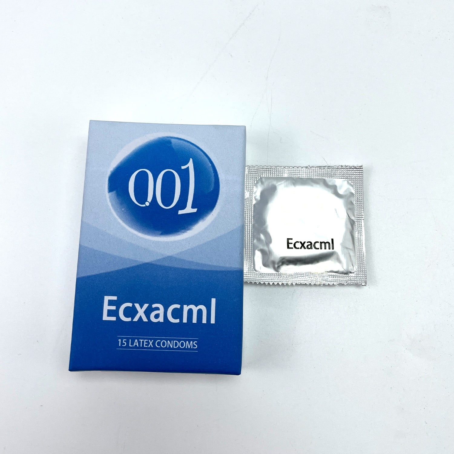 Ecxacml Condom Pleasure Natural Latex Condoms, Regular Fit