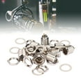 thumbnail image 4 of 3 Pin XLR Male Jack Socket Connector, Heavy Duty XLR Cable Male Socket Base D Series Size Flexible  For Mic, 4 of 8