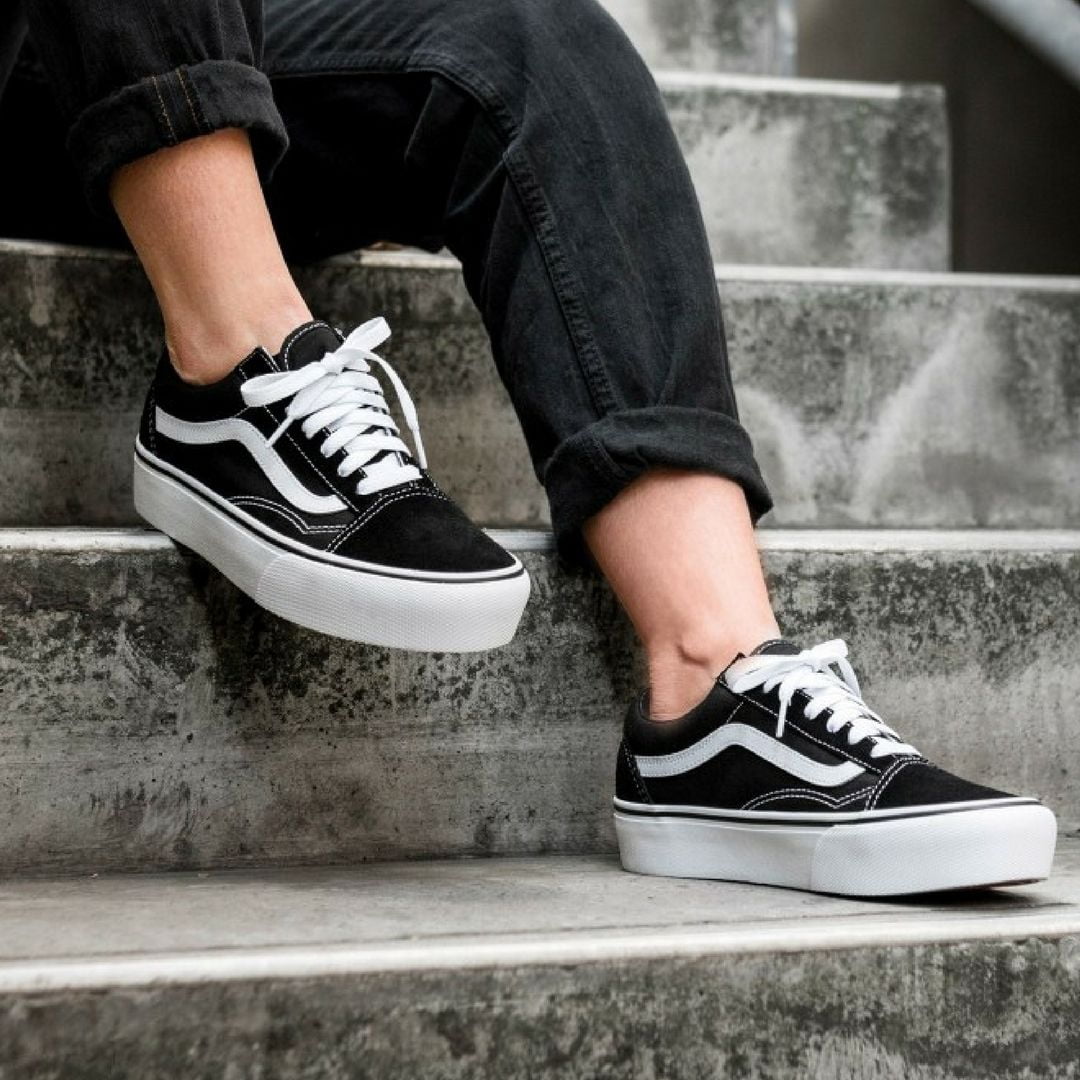 vans plataforma mujer