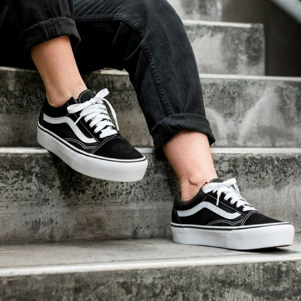 Zapatos Vans Vans Con Plataforma Originales Zapatillas Knu Skool