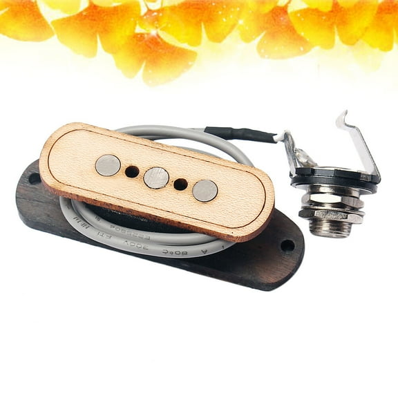 STRANDCHIC  Trustworthy Soundhole Pickup for Guitar Maple Wood 1 Set