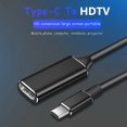 thumbnail image 1 of Centro USB-C HUB Type-C a HDMI compatible HD TV Adapter USB 3.1 4K Converter para PC Laptop, 1 of 6