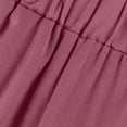 thumbnail image 4 of Women's Wide Leg Pants with Elastic Waist, Lightweight Breathable Loose Trousers for Summer Casual Beach Vacation, Flowy Palazzo, 4 of 6