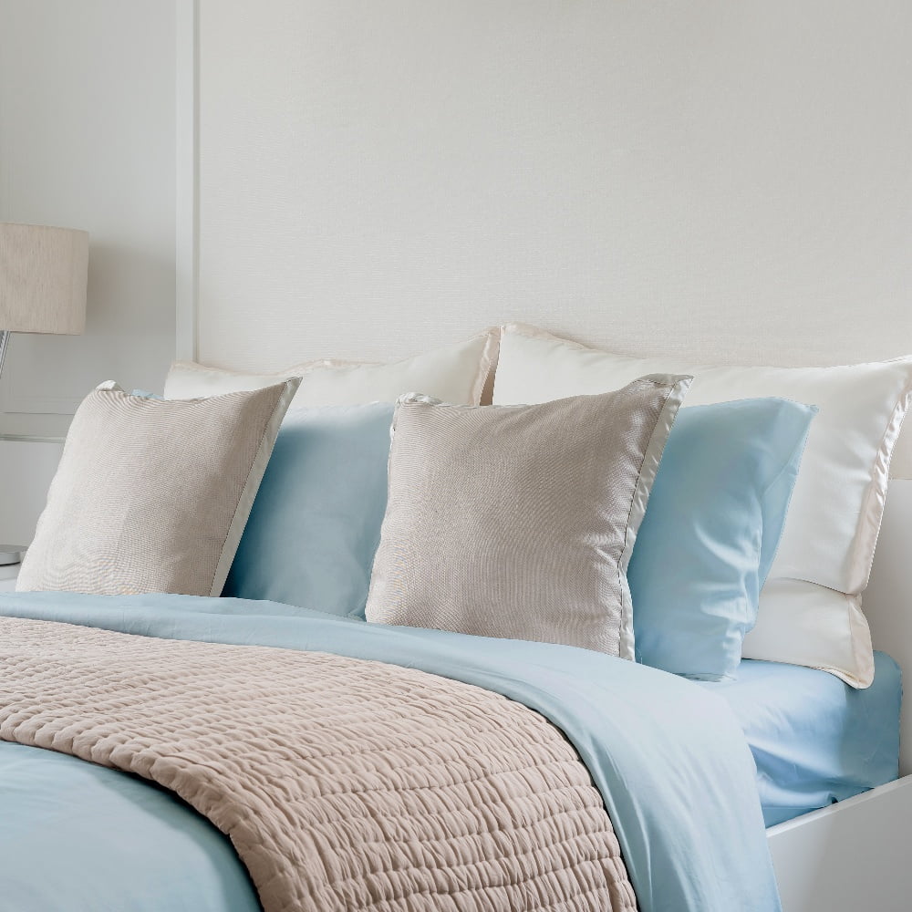 Yougu 4-Piece Sheet Set Oeko-TEX Certified,Viscose Derived from Bamboo,King sise,Light Blue