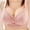 Pink, variant on ZZwxWA Bras for Women Seamless Wireless Lace Breathable Bras Push Up Support Full Back Comfort Bras for Older Women