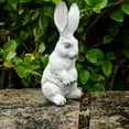thumbnail image 6 of 2 Pieces Bunny Figurines Resin Statues Garden Decor Cute Yard Ornaments for Lawn Indoors Farmhouse Courtyard, 6 of 7