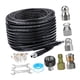 thumbnail image 5 of Kit de chorro de alcantarillado para lavadora a presión, boquilla de chorro de alcantarillado versátil profesional de esquina NPT de 1/4 pulgadas,, 5 of 8