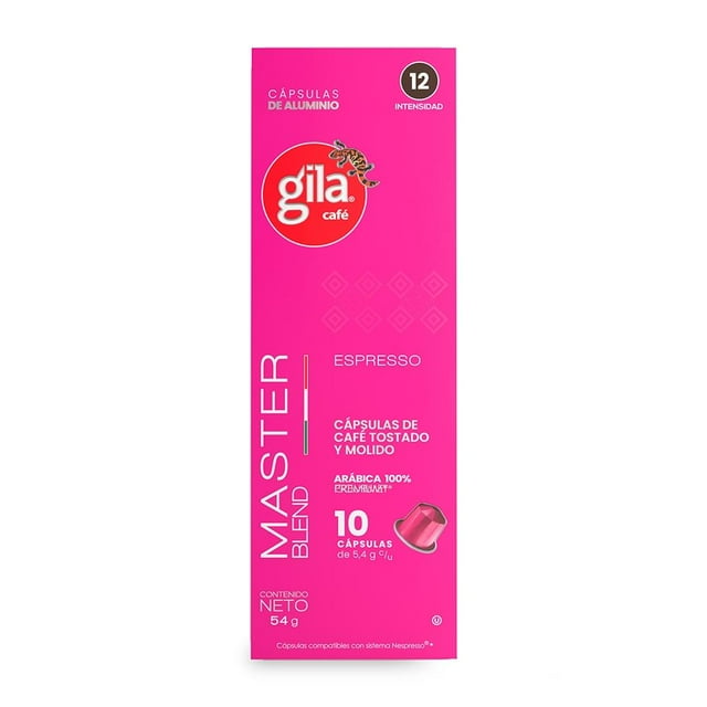 Cápsulas de Café Gila Espresso Lungo Compatibles con Sistema Nespresso 54 g