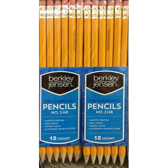 Product of Berkley Jensen HB #2 Pencils 96 Ct.