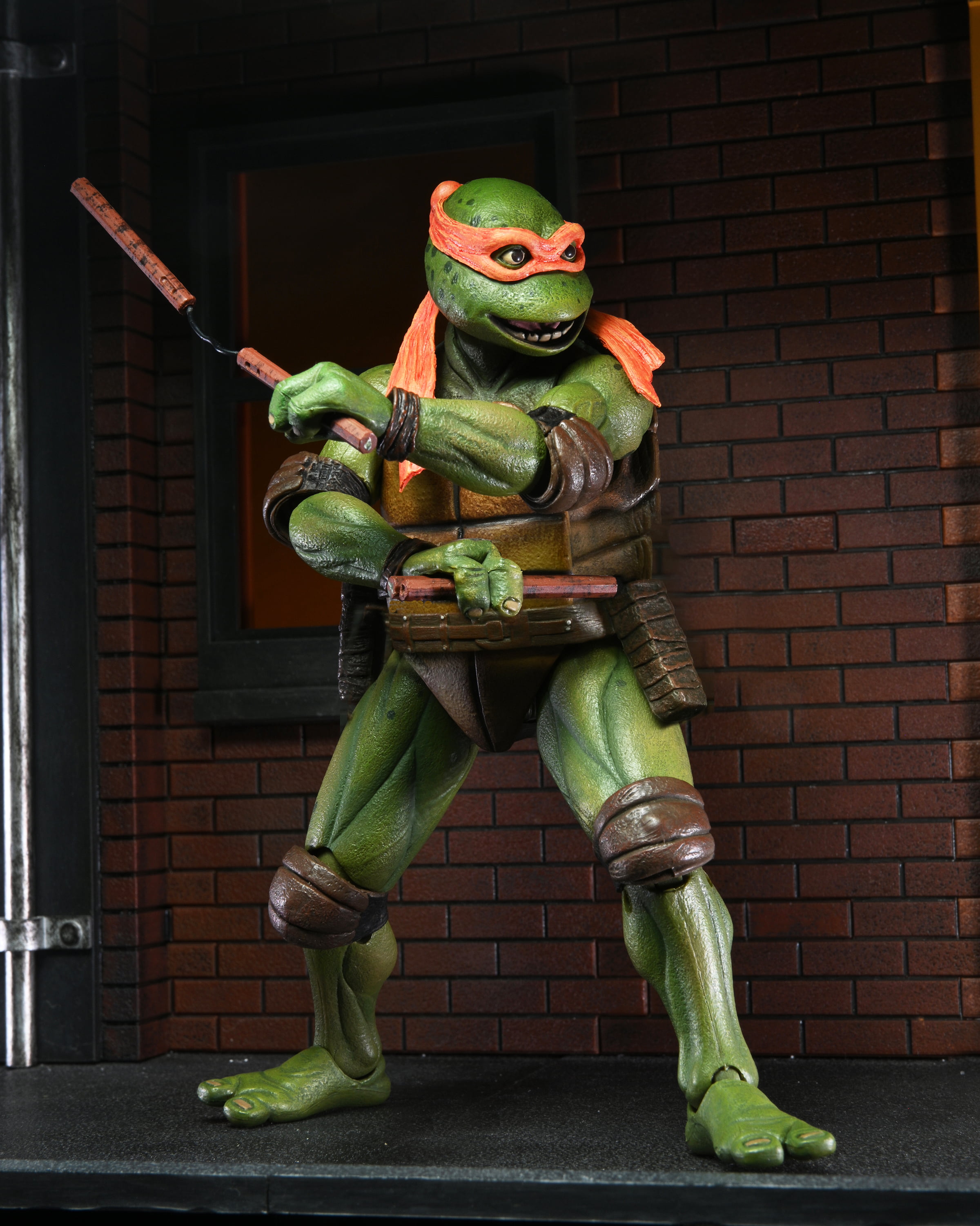 Teenage Mutant Ninja Turtles 2: Secret of the Ooze – 7” Scale Action Figure  – Donatello & Michelangelo 2 Pack