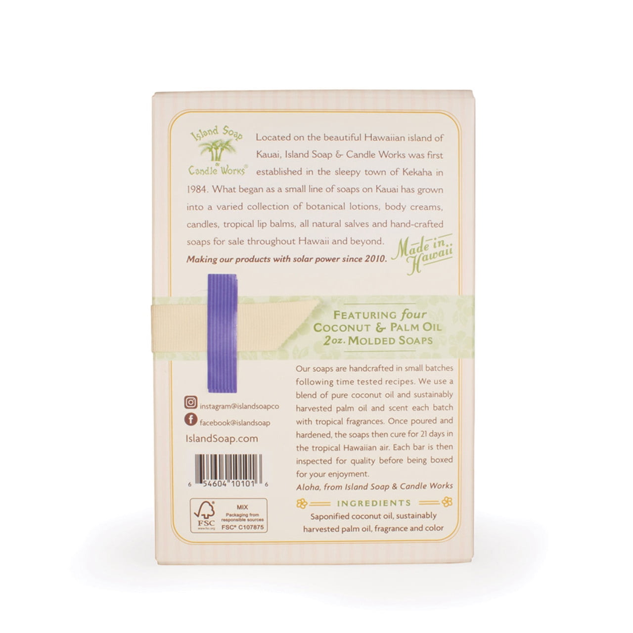 Hawaiian Botanical Soap Sampler Gift Pack - Island Soap and Candleworks