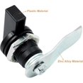 thumbnail image 3 of 4Pcs Thumb Operated Offset Cam Locks, T Handle Swing Knob Turn Latch Th, 3 of 5