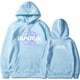 thumbnail image 1 of KPop Demon Hunters Hoodie - LOGO Printed Pattern Anime Movie Pattern Men's and Women's Fashion Pullover Sweatshirt, Suitable for K-Pop and Anime Fans#Sky Blue S, 1 of 2