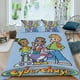 thumbnail image 2 of Ciberperseguimiento Conjunto de sábanas temático, trío de piezas, cómodo y amigable con la piel, diseño único, regalo de decoración para el hogar para familiares, amigos y fans, 90 cm * 190 cm, 2 of 6