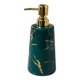thumbnail image 3 of Dispensador de jabón, bomba manual resistente, botella de loción, práctico, 17 oz, vacío, de cerámica para Verde, 3 of 9