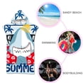 thumbnail image 4 of Capa de toalla de baño de albornoz de cambio de piscina de Poncho usable impreso con capucha de protección solar Tmvgtek Deportes acuáticos, 4 of 8