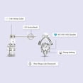 thumbnail image 2 of Diamond Stud Earring | 10 Carat IGI Certified Pear Shape Lab Grown Diamond | 14K White Gold |Stellar Lab Diamond Stud Earrings | Prong Setting | FG-VS1-VS2 Quality | Friendly Diamonds, 2 of 5