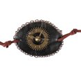thumbnail image 4 of CIMAXIC eye patch Masquerade Use Retro Designed Clock Shape Design Lace Leather Monocular Decoration Use Blindfold,2.76"X1.97"X0.08", 4 of 5