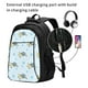 thumbnail image 2 of Fotbe Cartoon Turtle Mochila con Estampado y Puerto USB para Hombre y Mujer, Mochila Antirrobo, Mochila de Viaje, Mochila Escolar, Mochila Universitaria, 2 of 7