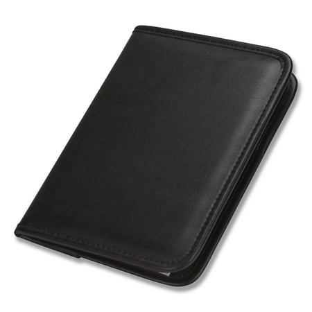 1PC Samsill Professional Padfolio, 3/4w x 9 1/4h, Open Style, Black