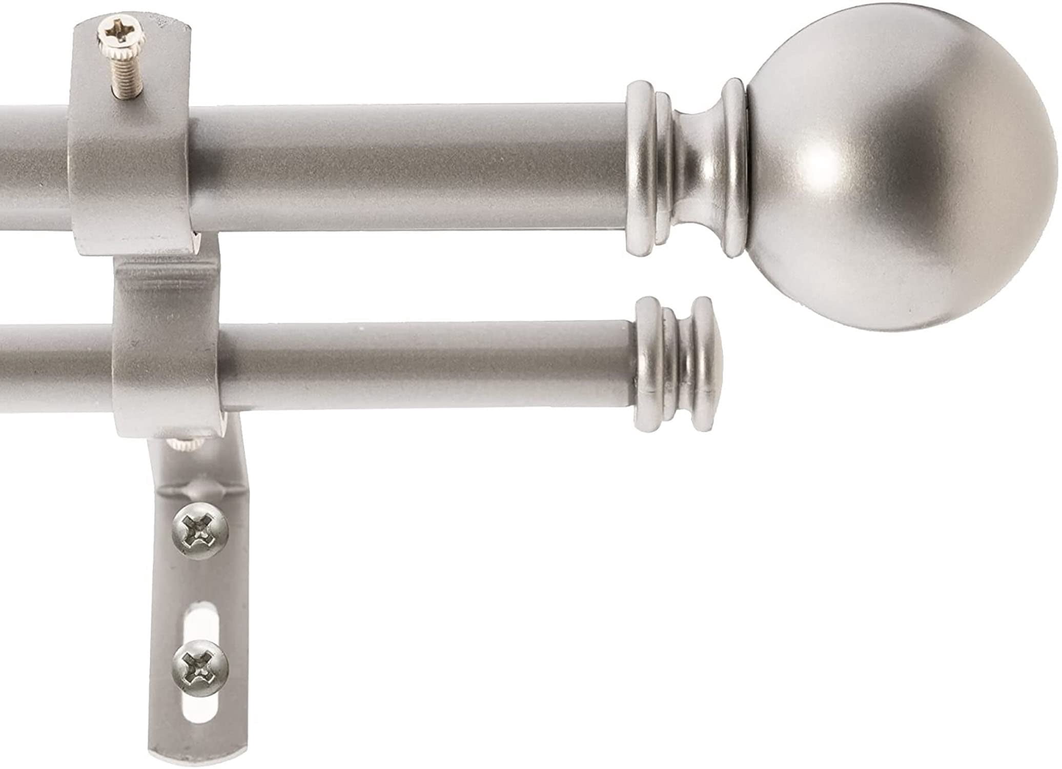 Fantasia Cafe Decorative Window Curtain Rod, 28- 48