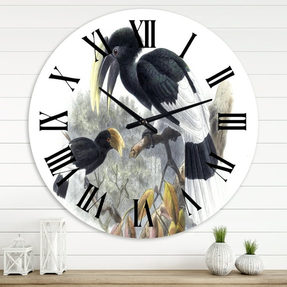 Designart 1 in Quartz Traditional Wall Clock